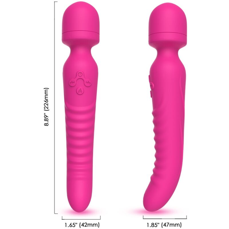 Armony - Mission Massager & Vibrateur Effet Chaleur Fuchsia