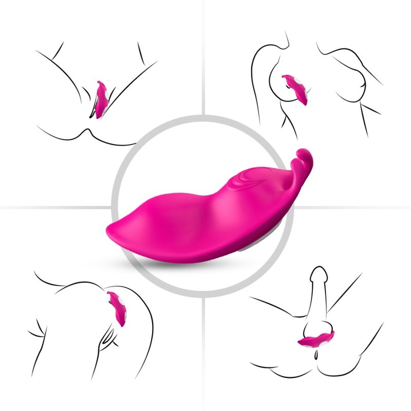 Armony - Honeybee Wearable Panties Vibrateur G-spot Télécommande Fuchsia