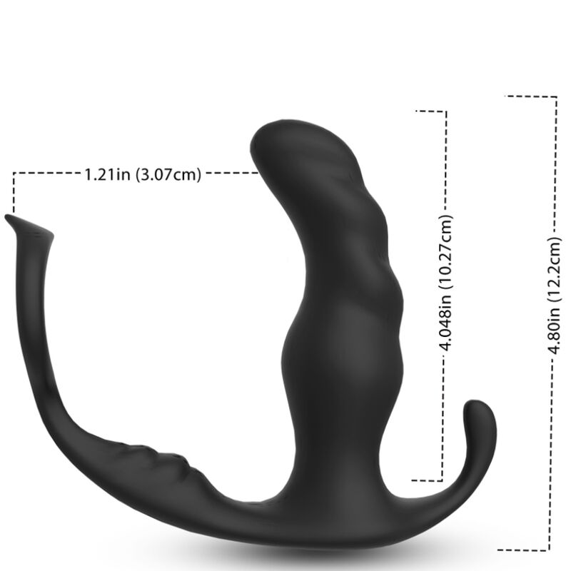 Armony - Knight Vibrateur Anal Prostate & Anneau Télécommande Noir
