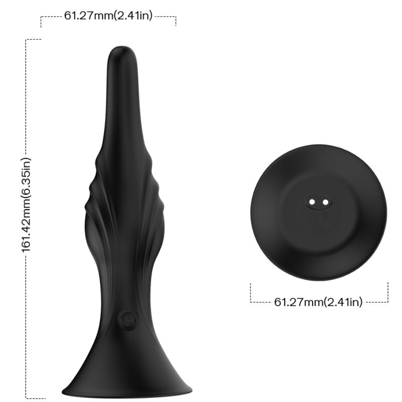 Armony - Vibrateur & Plug Anal Télécommande Noir