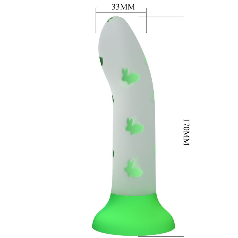 Pretty Love - Gode Magique Nightfall sans Vibration Vert Lumineux