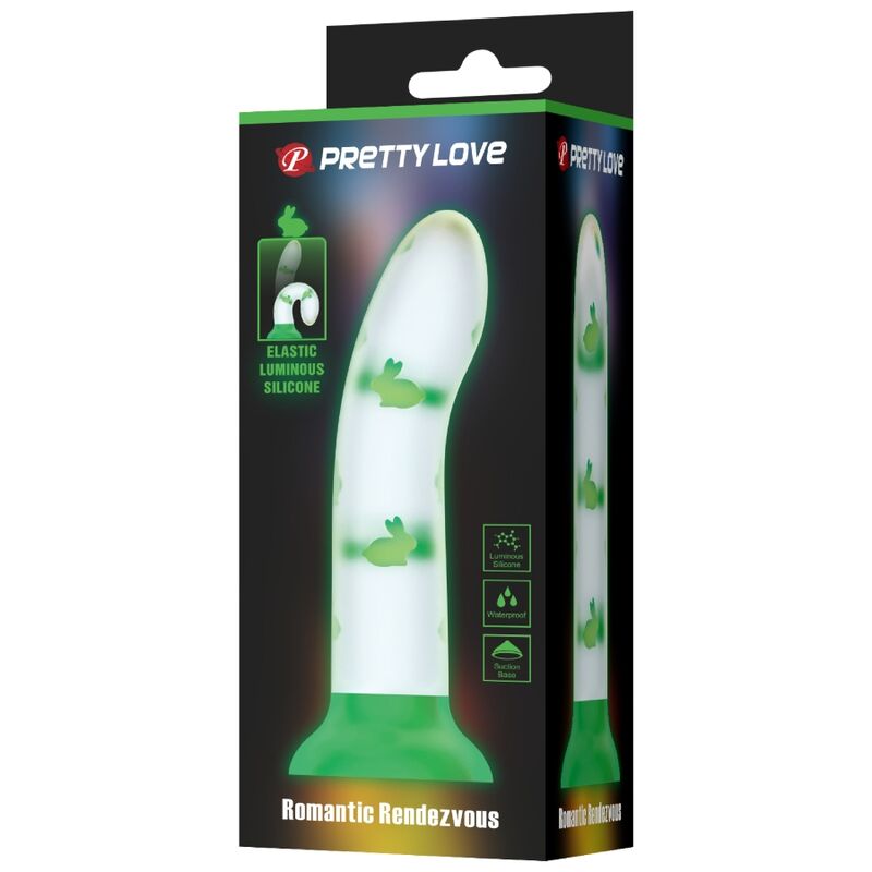 Pretty Love - Gode Magique Nightfall sans Vibration Vert Lumineux