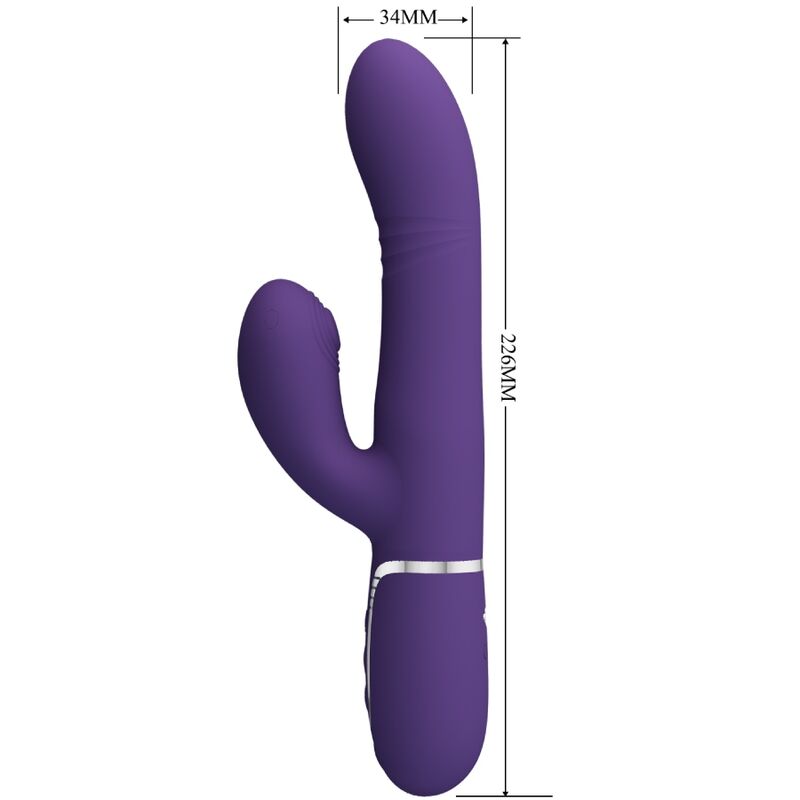 Pretty Love - Vibrateur Multifonction G-spot Violet
