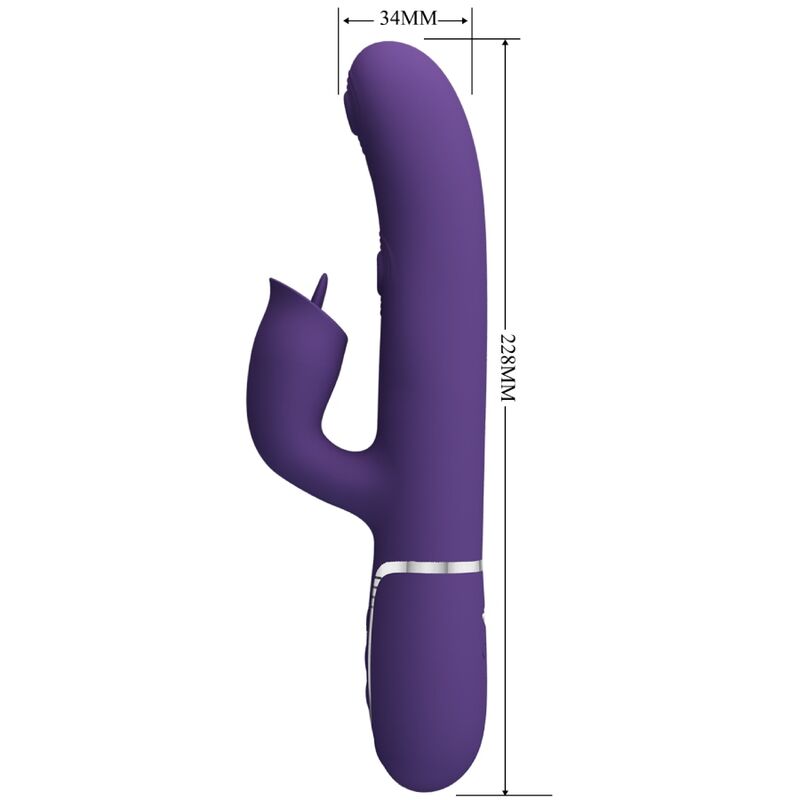 Pretty Love - Vibrateur Lapin à Lécher Violet