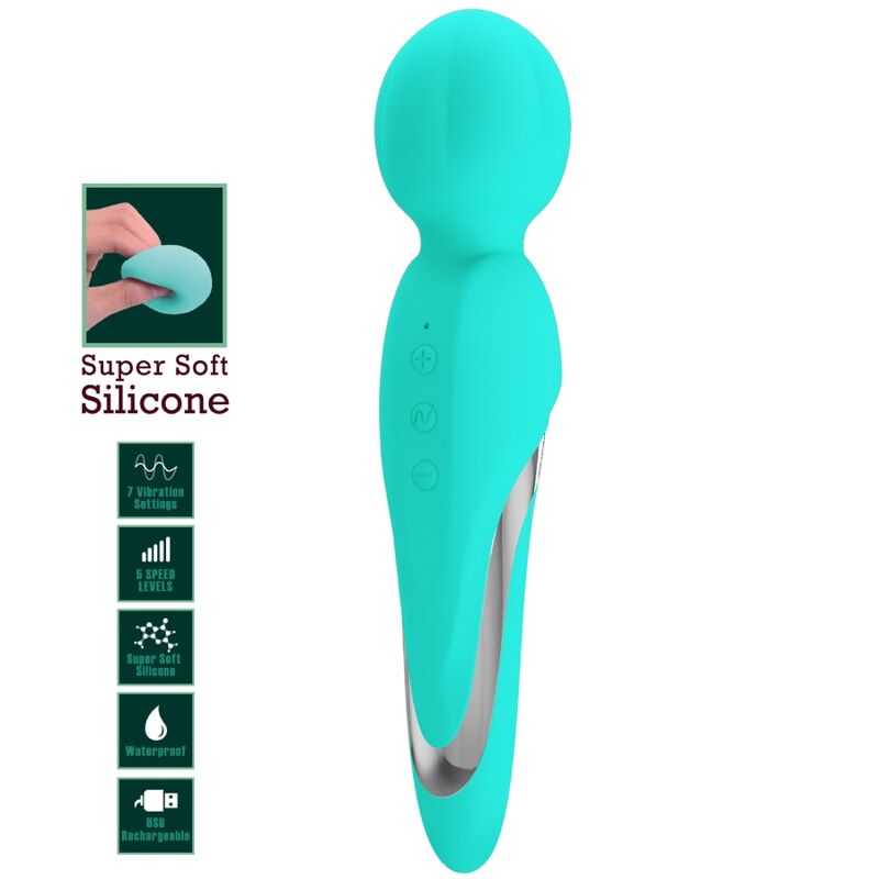 Pretty Love - Walter Vibrateur Wand Aqua Vert