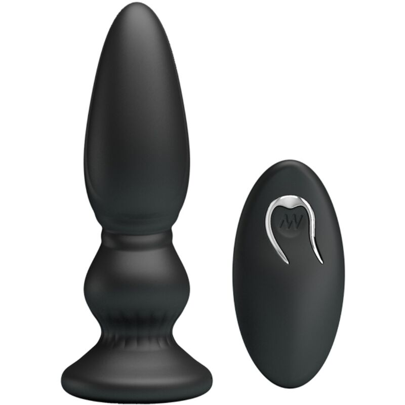 Mr Play - Puissant Vibrateur Télécommande Plug Anal Noir