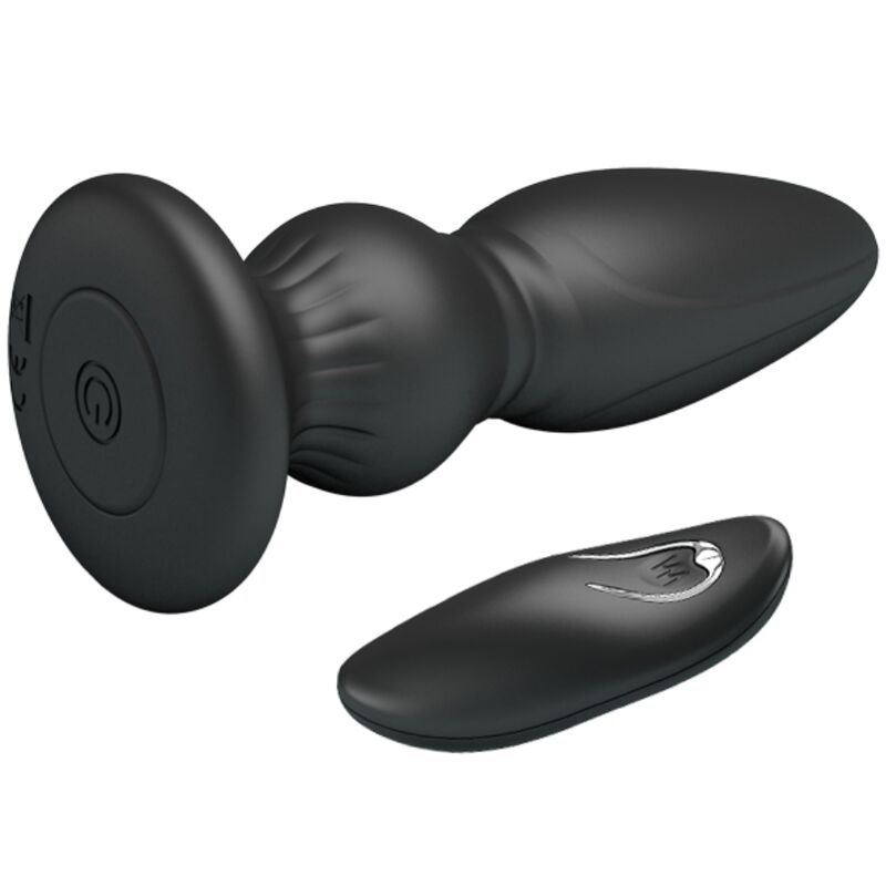 Mr Play - Puissant Vibrateur Télécommande Plug Anal Noir