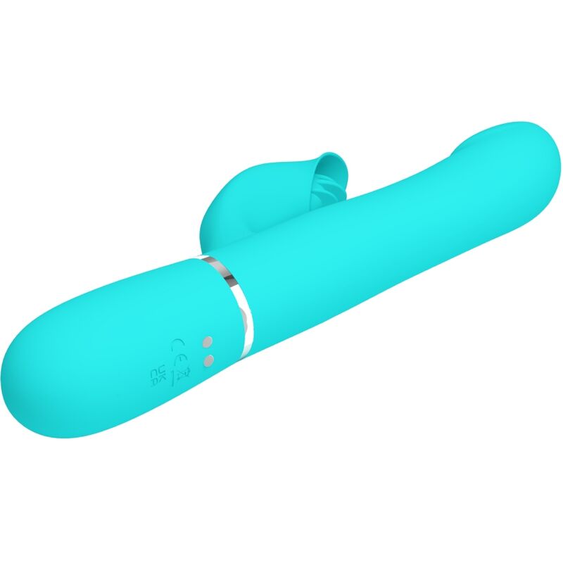 Pretty Love - Perles Vibrateur Lapin Vert Aqua