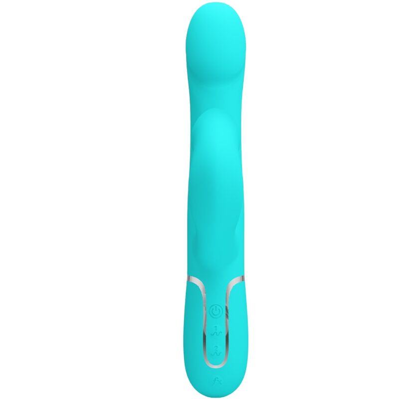 Pretty Love - Perles Vibrateur Lapin Vert Aqua