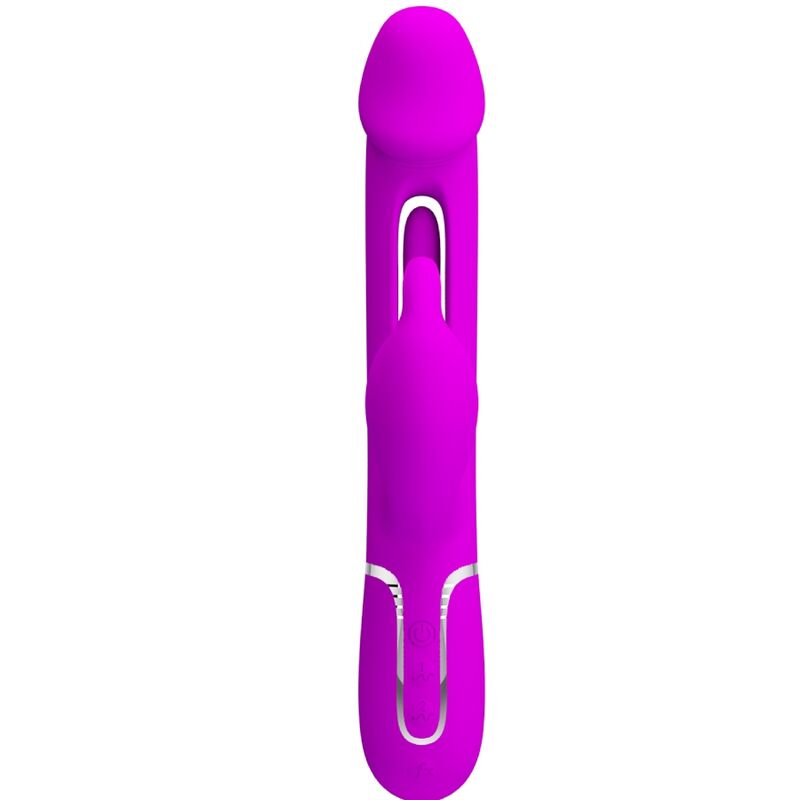 Pretty Love - Vibrateur Dejon Rabbit 3 en 1 Multifonction Fucsia