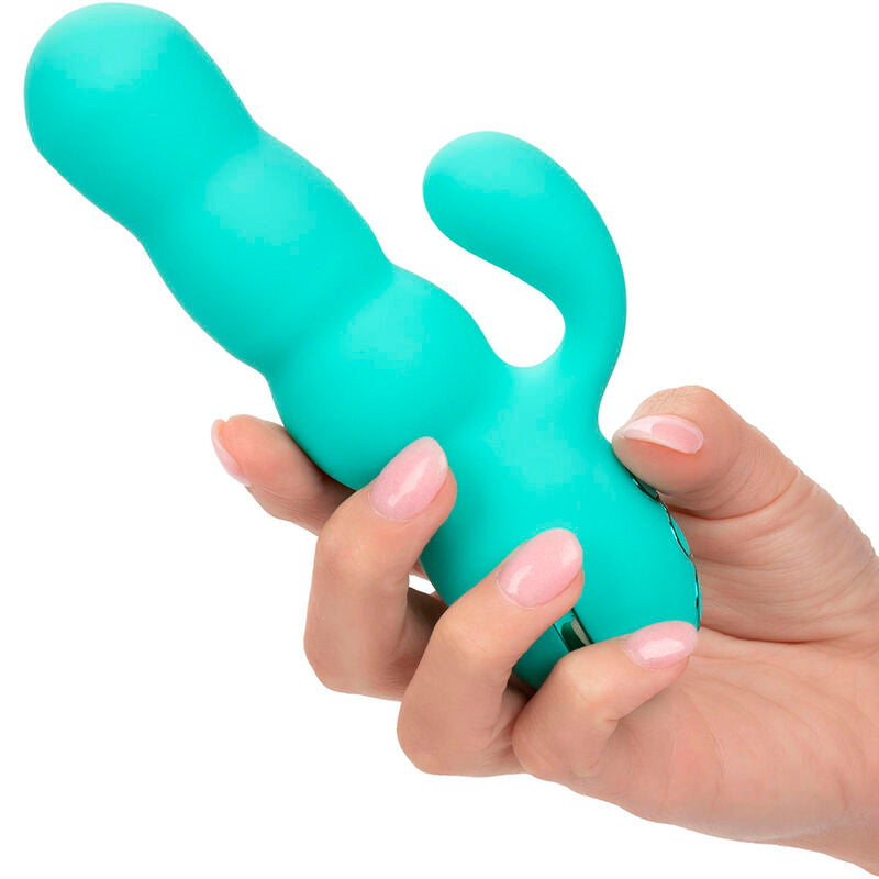Calexotics - Vibrateur Del Mar Diva Rabbir Aqua Green par California Dreaming