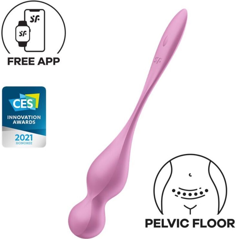 Satisfyer - Balles Vibrantes de Kegel Love Birds Rose