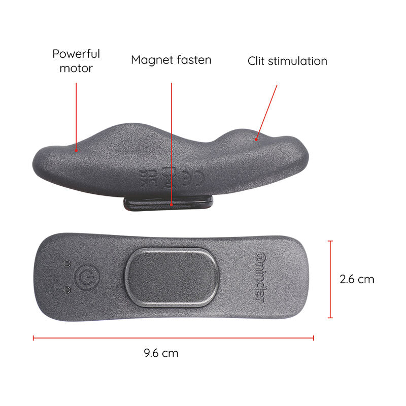 Oninder - Vibrateur Rechargeable Manila Panty 9 Vitesses 9,6 Cm X 2,6 Cm - Application Gratuite