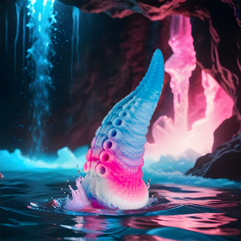 Epic - Phorcys Godemichet à Tentacules Bleus Grande Taille