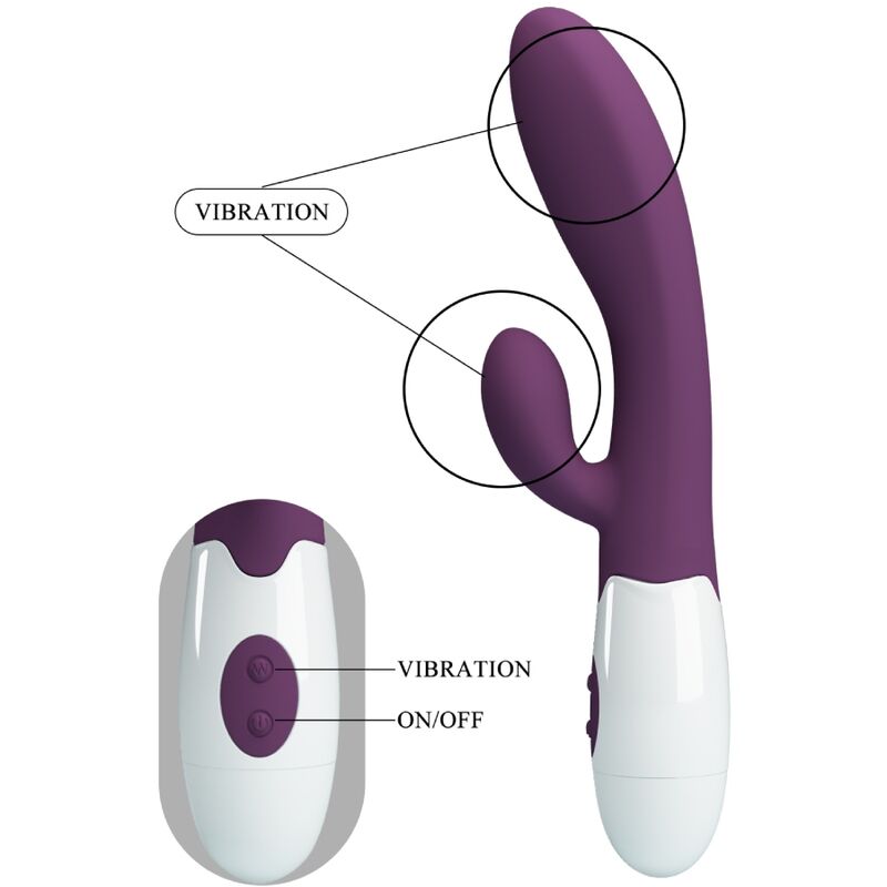 Pretty Love - Alvis Vibrateur Rabbit et Point G Violet