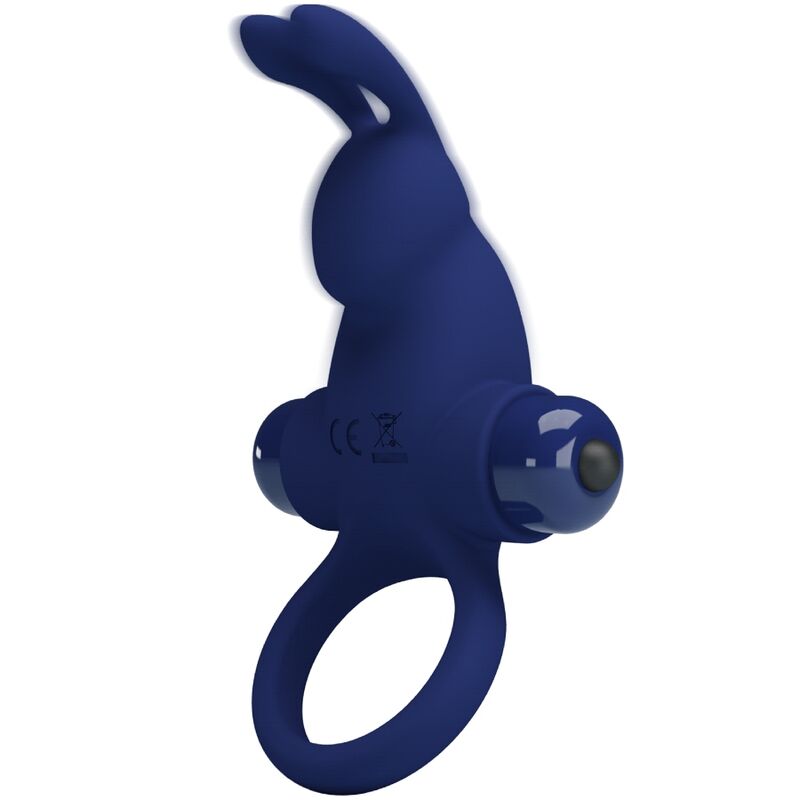 Pretty Love - Jiro Bague Lapin avec Vibration Bleu