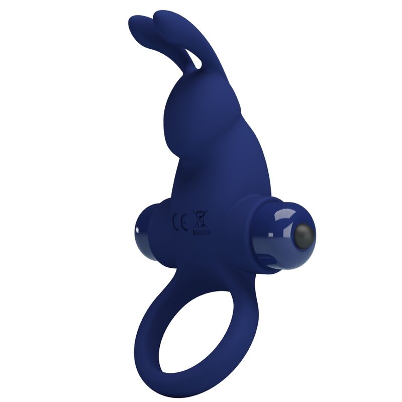 Pretty Love - Jiro Bague Lapin avec Vibration Bleu