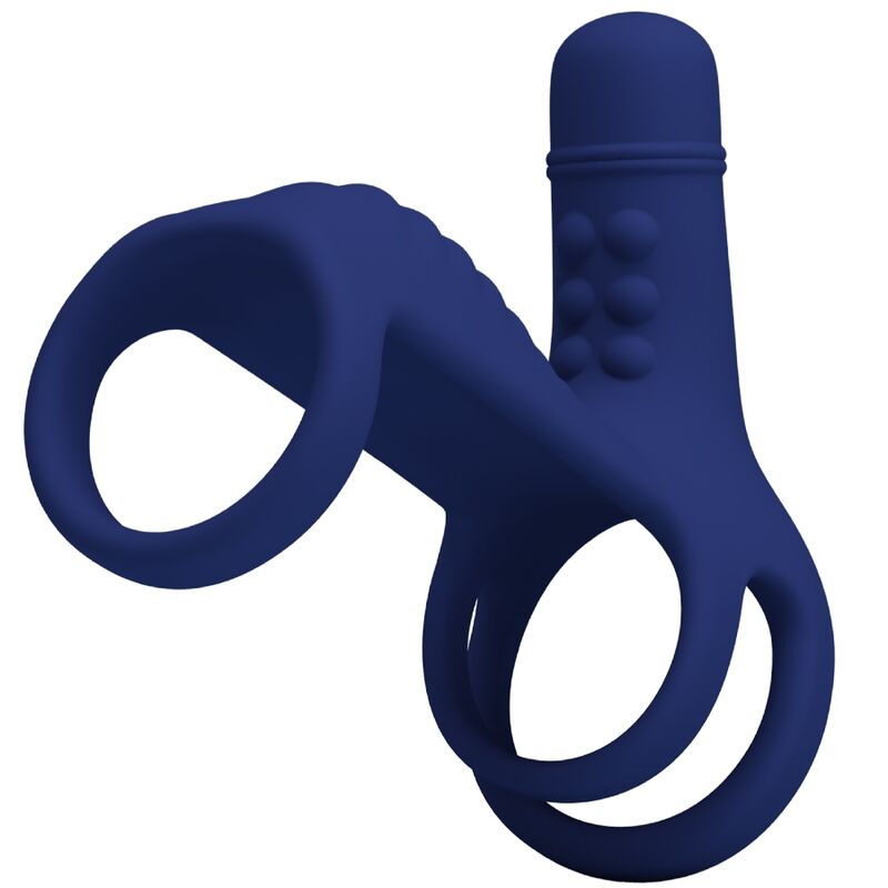 Pretty Love - Anneau Vibrant Elish avec Extension Bleu