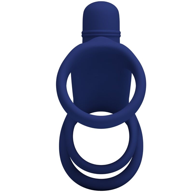 Pretty Love - Anneau Vibrant Elish avec Extension Bleu
