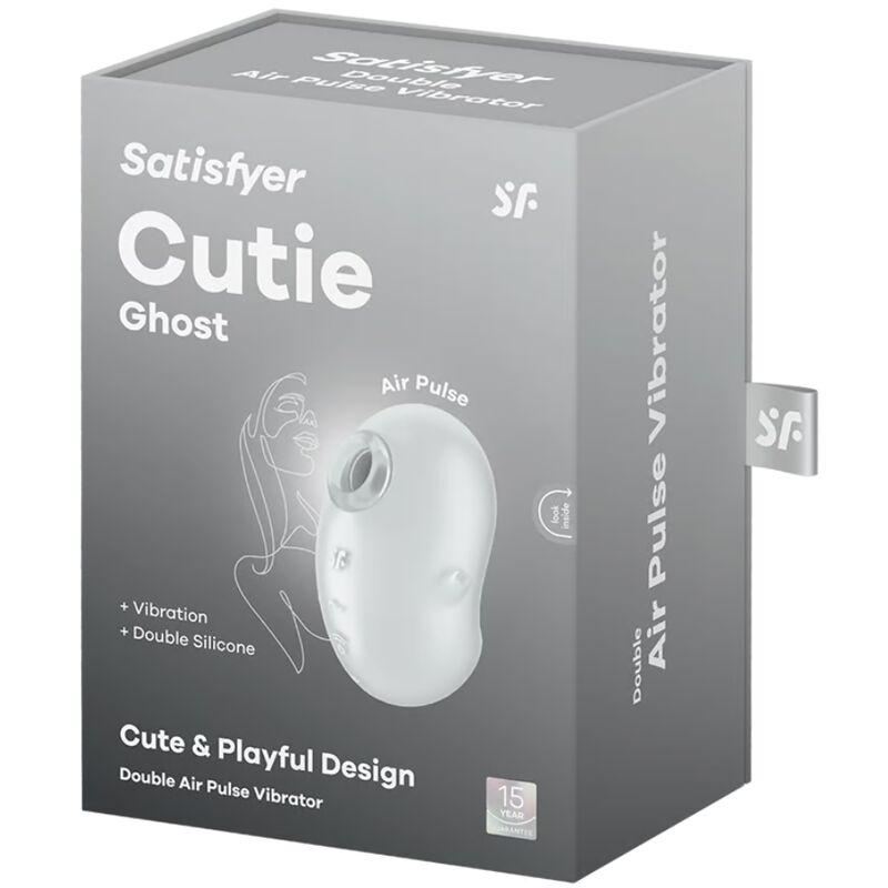 Satisfyer - Cutie Ghost Vibrateur Poser Blanc