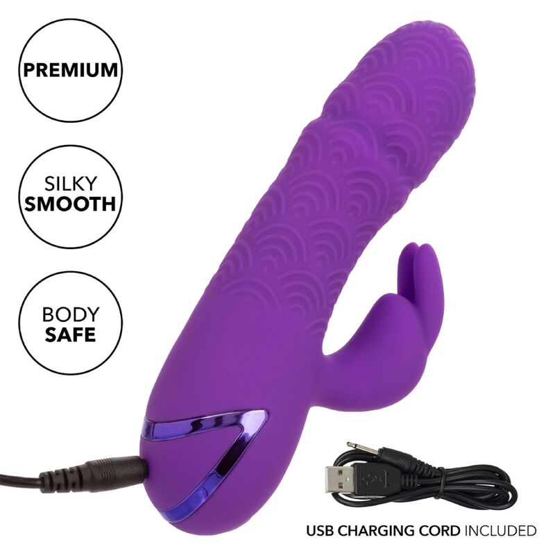 Calexotics - Manhattan Beach Marvel Vibrateur Rabbit Violet par California Dreaming