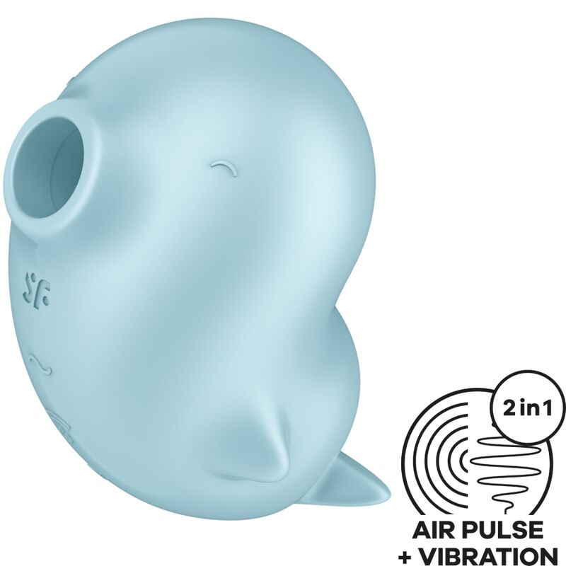 Satisfyer - Sassy Seal Stimulateur et Vibrateur Bleu