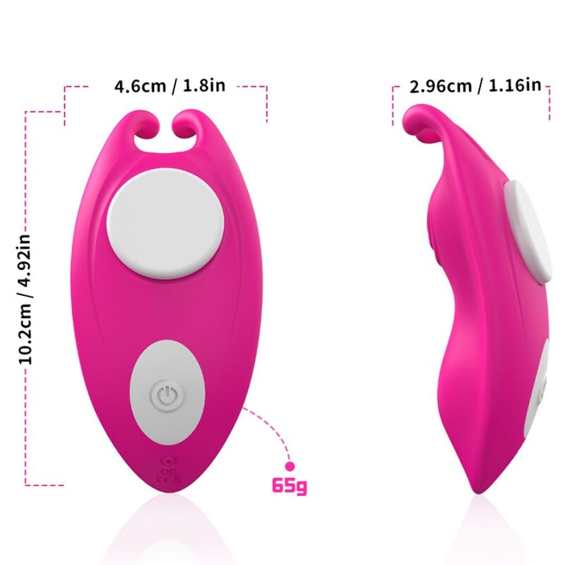 Armony - Honeybee Wearable Panties Vibrateur G-spot Fuchsia - Application Gratuite