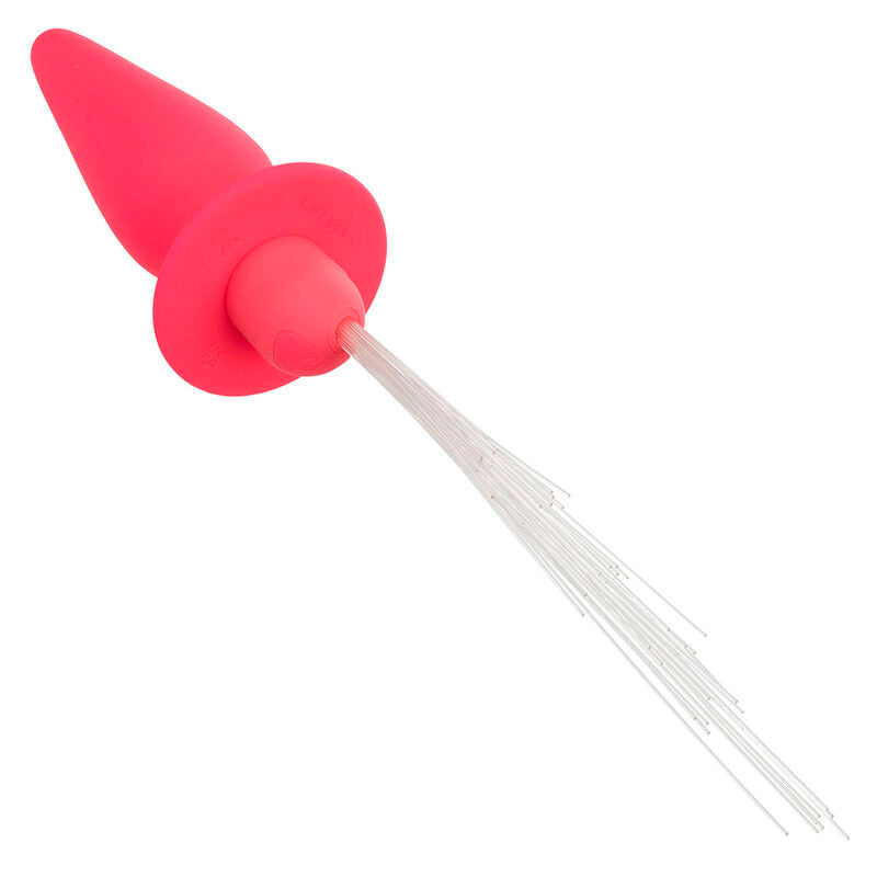 Calexotics - Southern Lights Light Up Plug Anal 10 Vibrations Silicone Rose