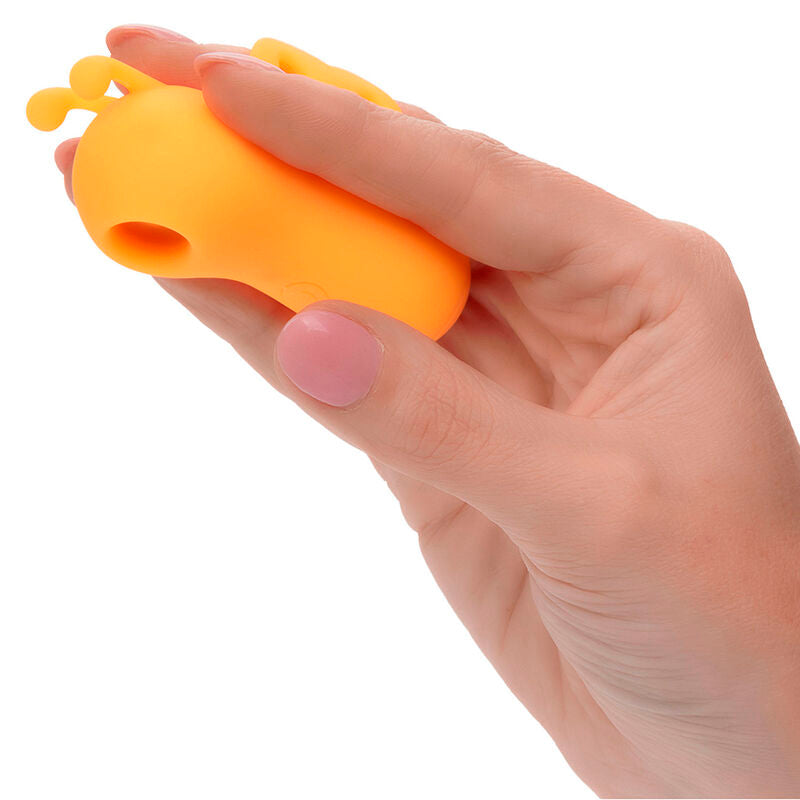 Calexotics - Neon Vibes Buzzing Vibe le Stimulateur de Doigts 10 Vibrations Orange