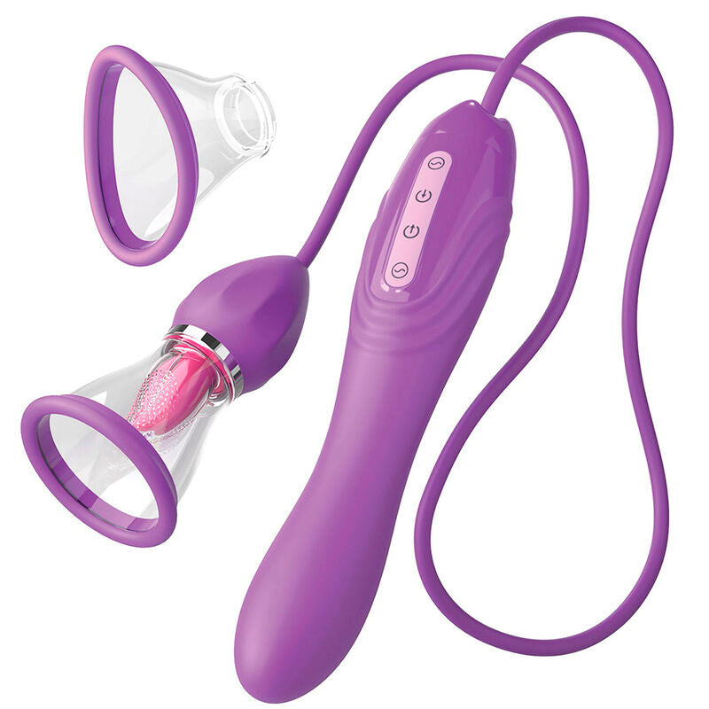 Fantasy For Her - Tuyau D'Aspiration Maximum Ultime Plaisir avec Langue Stimulante Violet