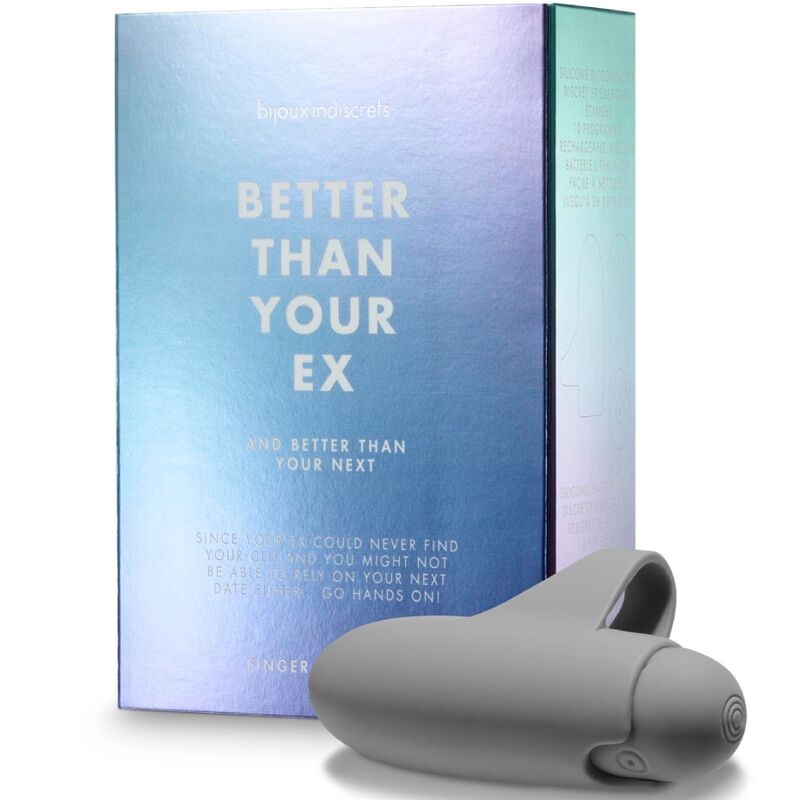 Bijoux Indiscrets - Mieux Que Votre Ex Vibrateur Bullet 10 Vibrations Gris