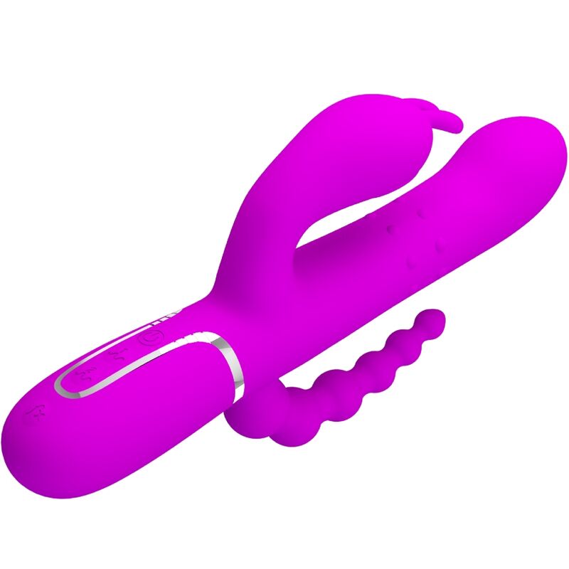Pretty Love - Cammy Triple Vibrateur Multifonction 4 en 1 Rose