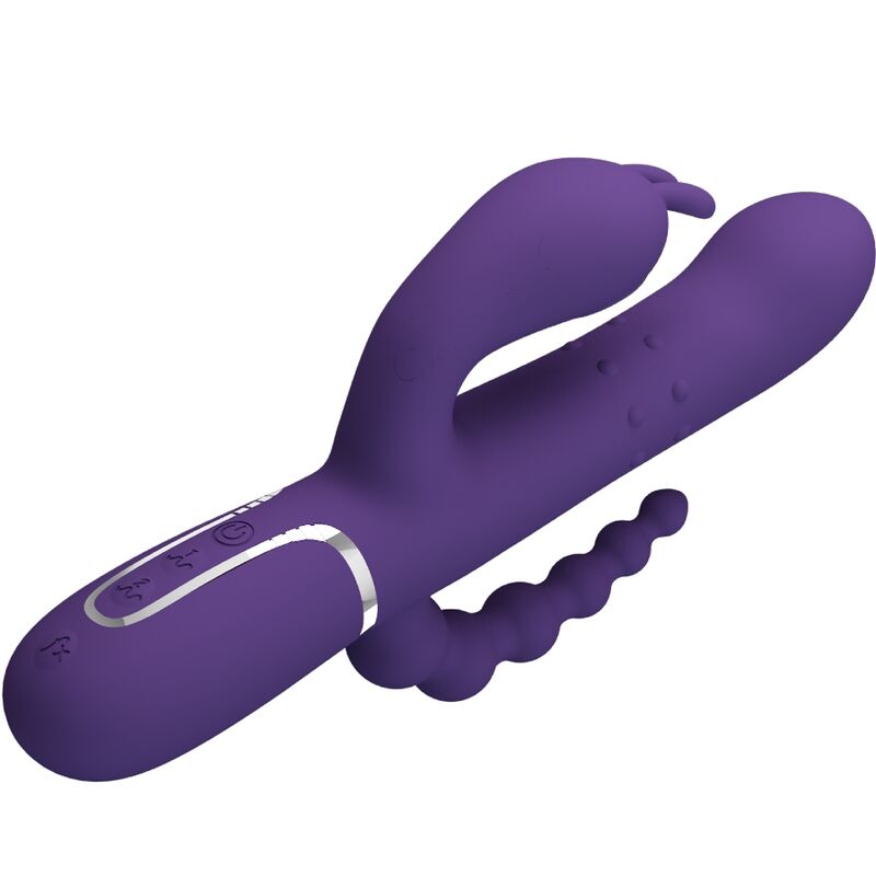 Pretty Love - Cammy Triple Vibrateur Multifonction 4 en 1 Violet
