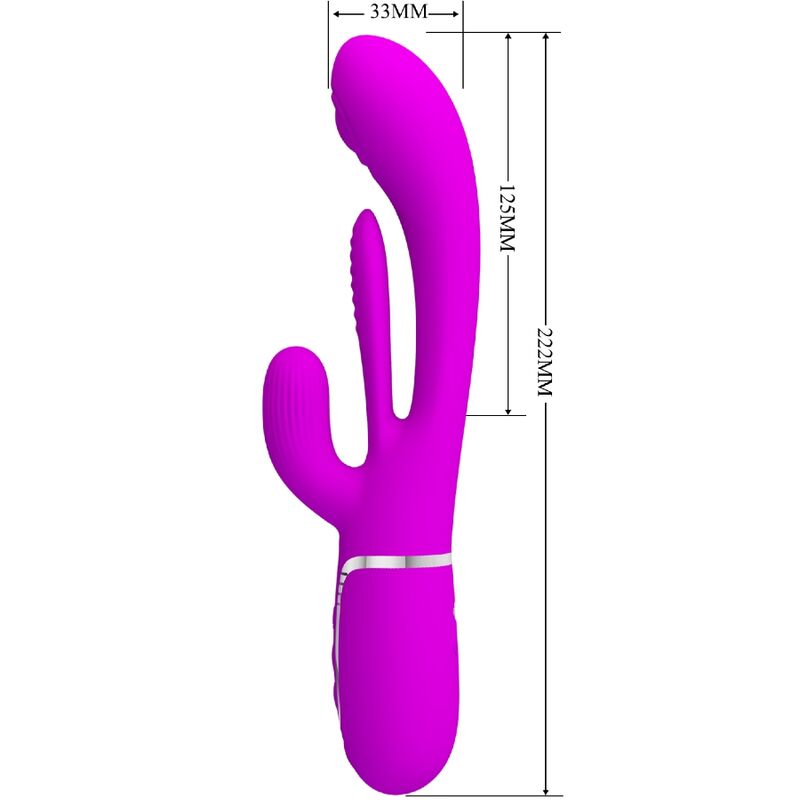 Pretty Love - Shania Triple Rabbit Vibrateur Multifonction Rose