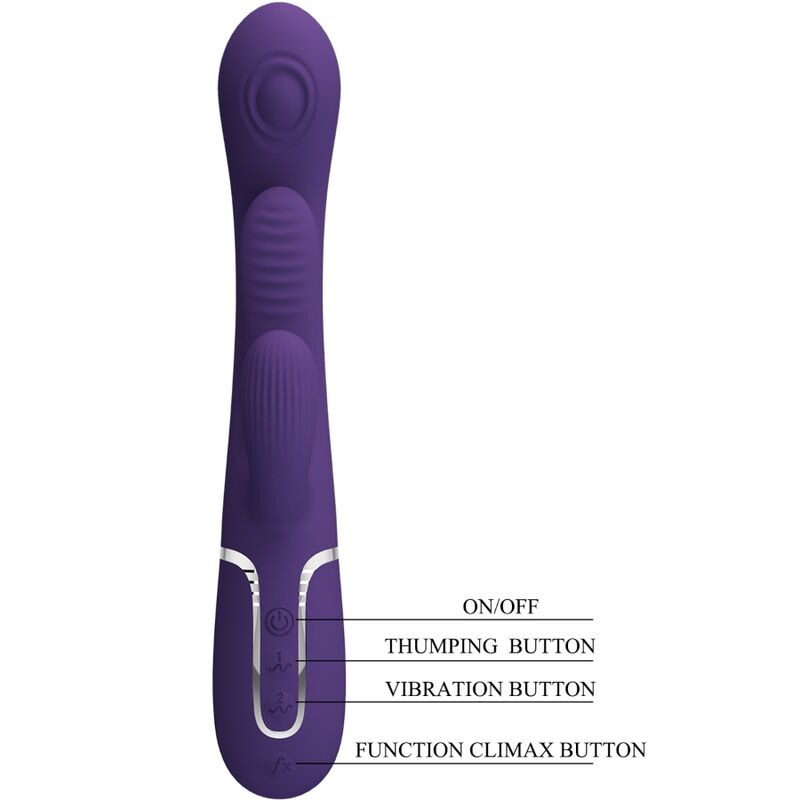 Pretty Love - Shania Triple Rabbit Vibrateur Multifonction Violet