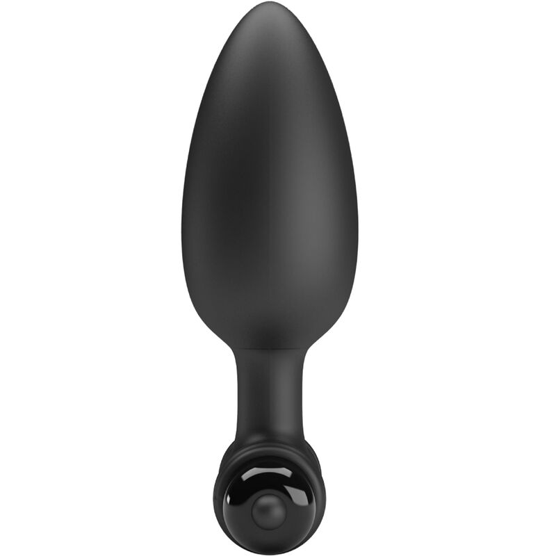 Pretty Love - Vibra Butt Plug 2 Plug Anal 10 Vibrations Noir