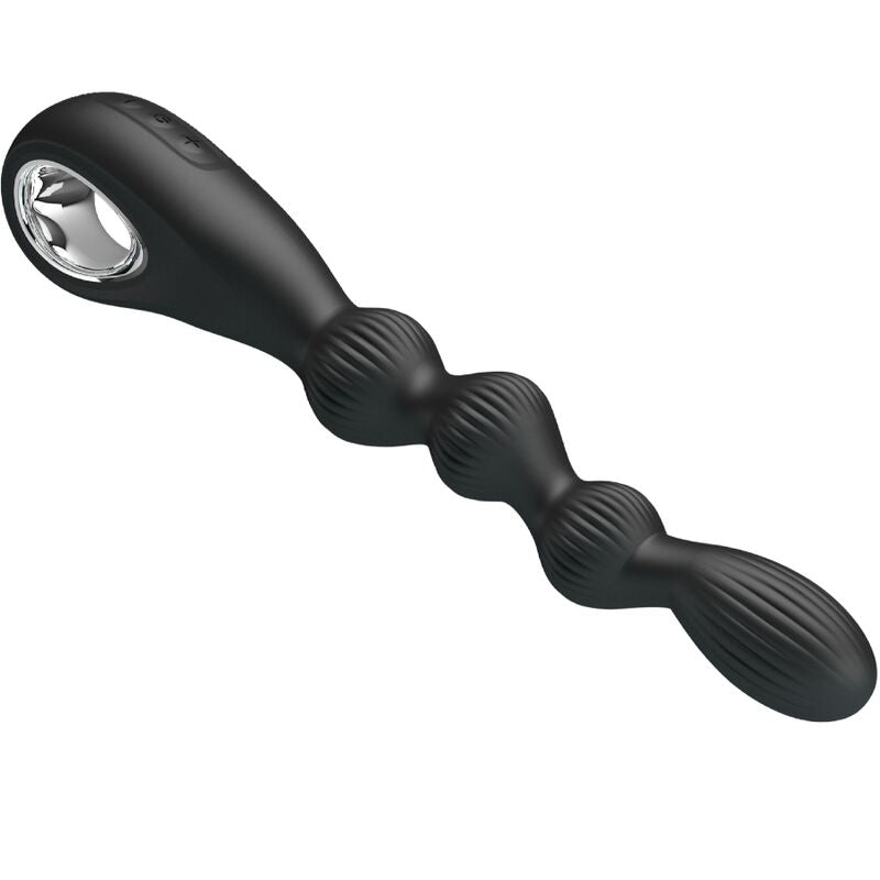Pretty Love - Vibrateur Anal Federer 12 Vibrations Noir
