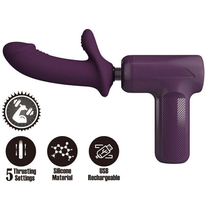 Pretty Love - Masseur Dj Scholar 5 Réglages Violet