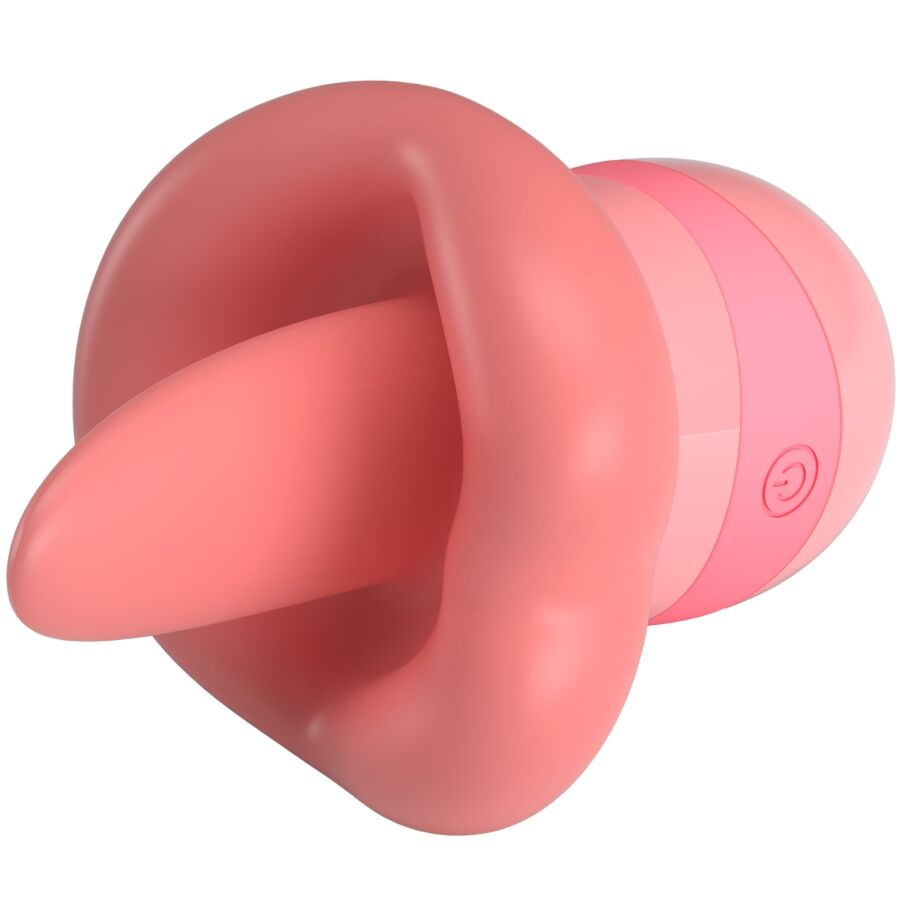 Pretty Love - Stimulateur de Clitoris Kylee Tongue 10 Vibrations Rose Nude
