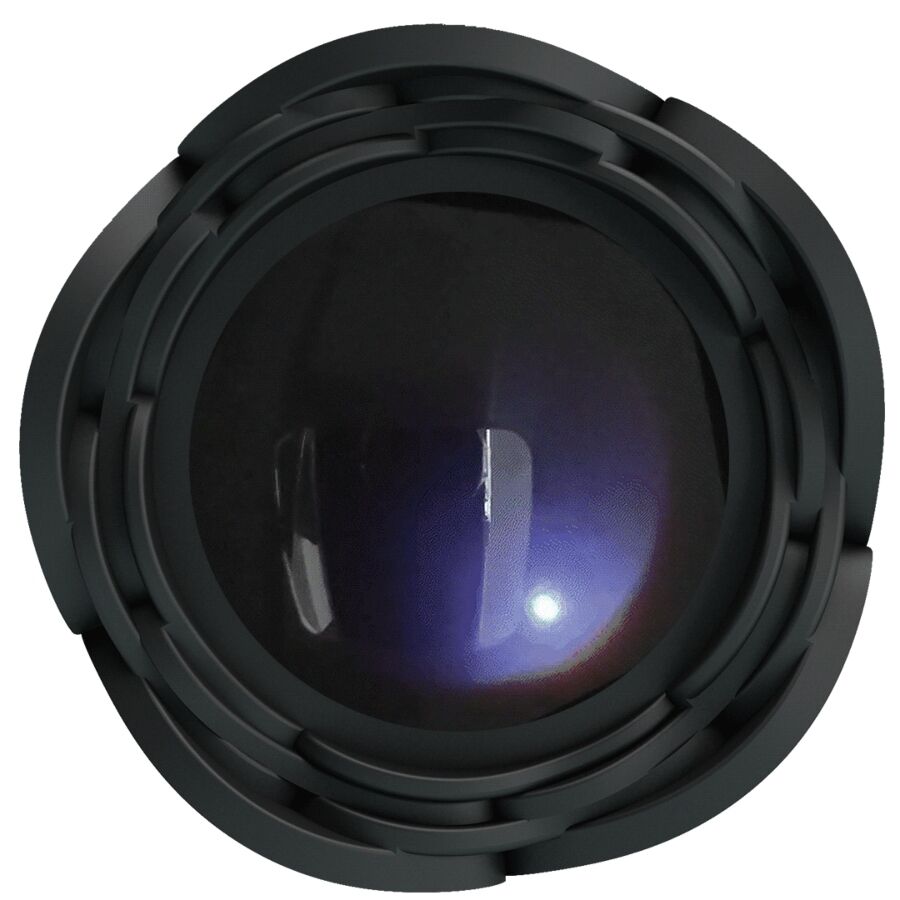 Pretty Love - Osborn Plug Anal avec Lumière Led Noir 9,8 Cm