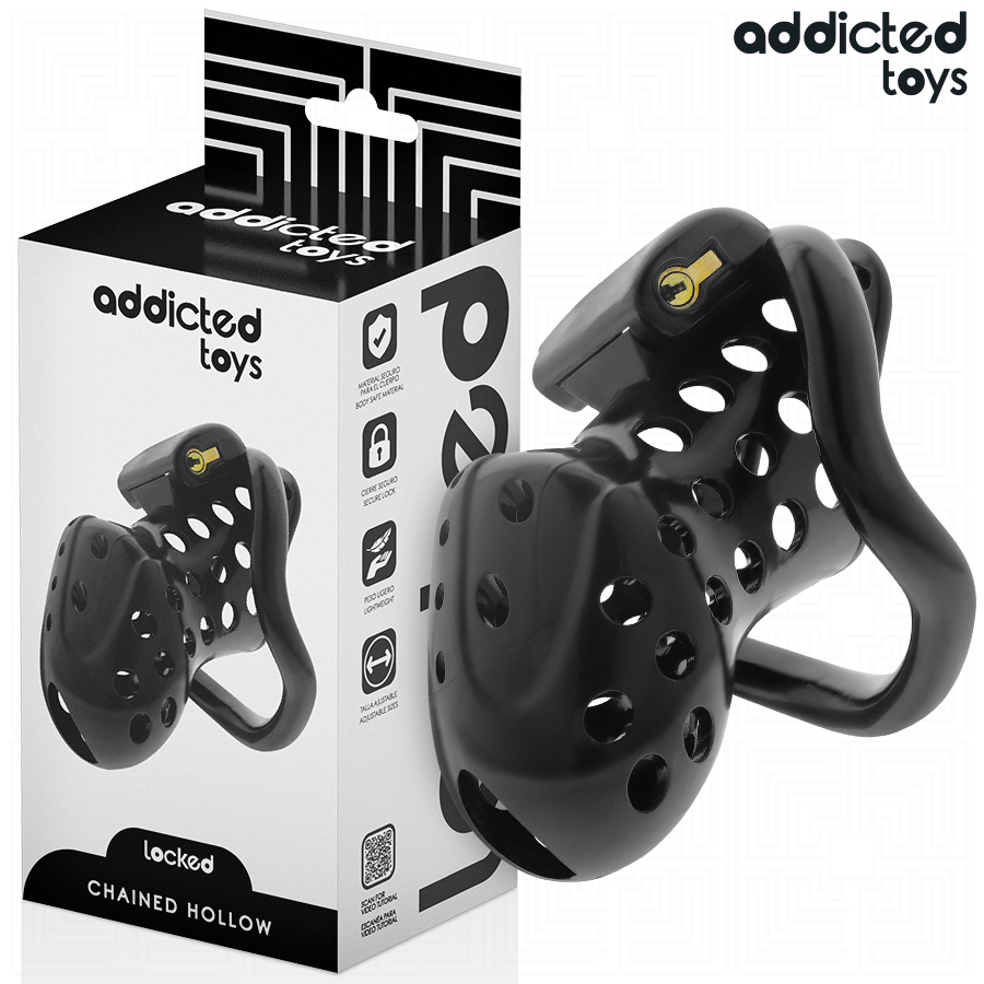 Addicted Toys Locked - à Pénis Creuse Enchaînée 10,5 Cm