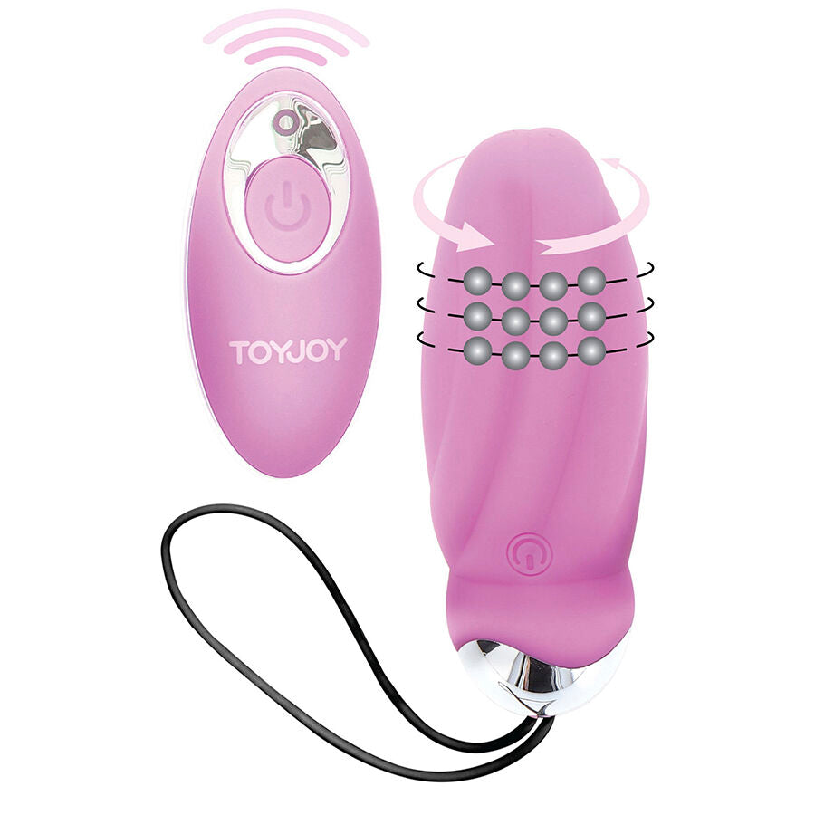 Toyjoy - Happiness You Crack Me Up Vibrateur Rose Télécommande