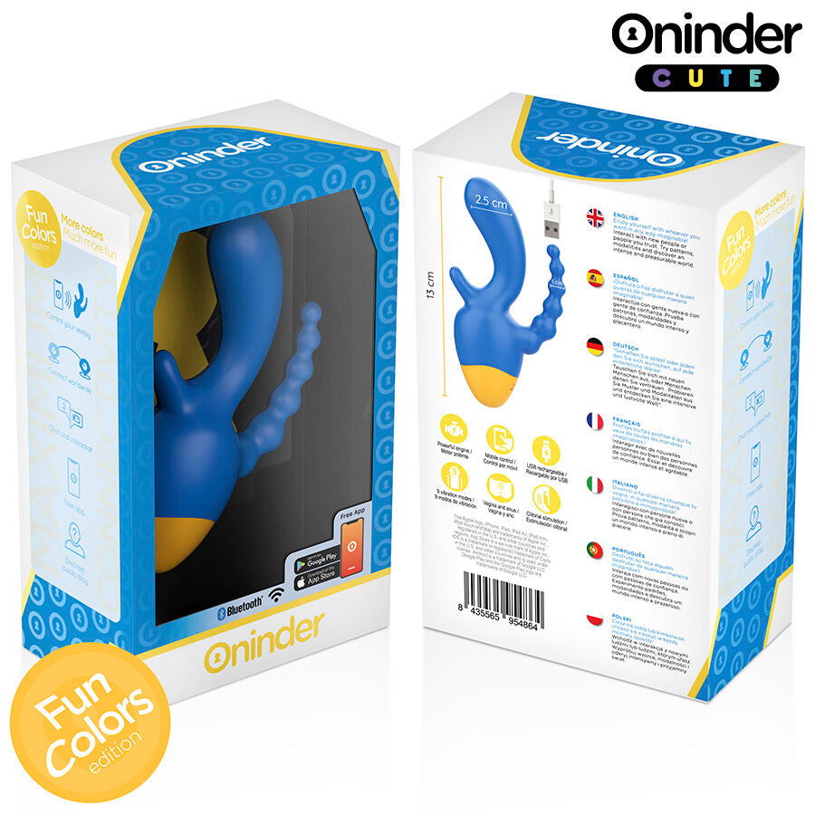 Oninder Cute - Love 3 Some Triple Vibrateur - Application Gratuite Dans le Monde Entier