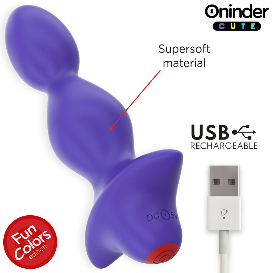 Oninder Cute - Dilatateur Anal Vibrant Love Butt - Application Mondiale Gratuite