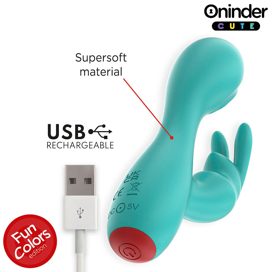 Oninder Cute - Vibrateur Clitorisé Love Bunny G-spot - Application Mondiale Gratuite