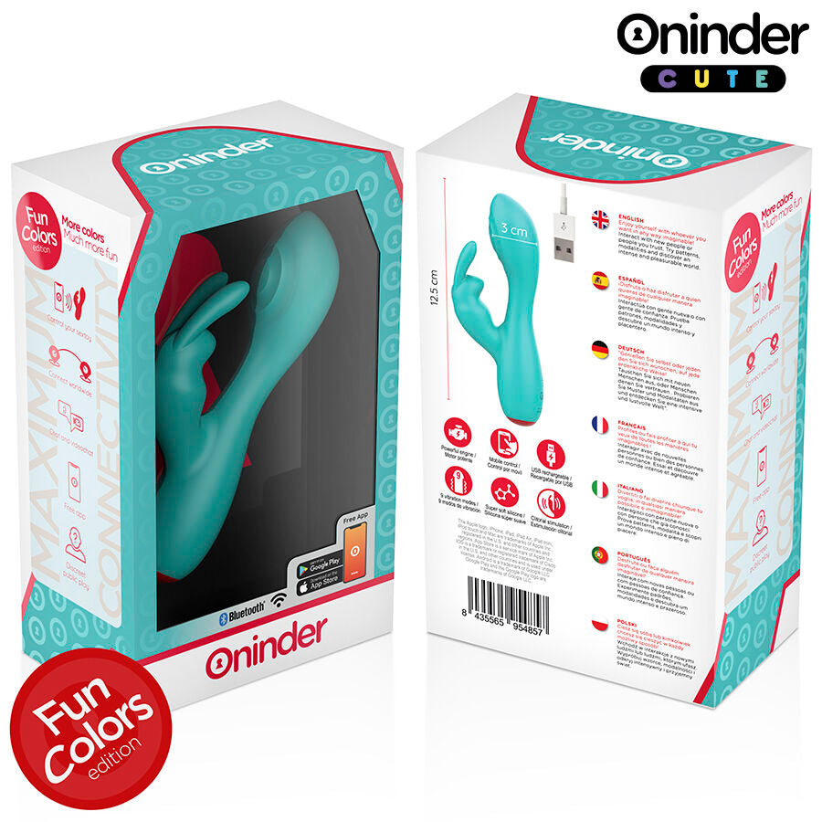 Oninder Cute - Vibrateur Clitorisé Love Bunny G-spot - Application Mondiale Gratuite