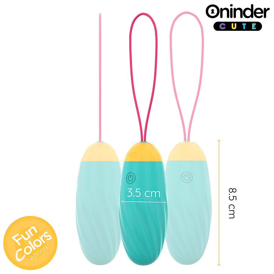 Oninder Cute - œuf Vibrant Love Pleasure - Pierres en Silicone Rotatives - Application Mondiale Gratuite