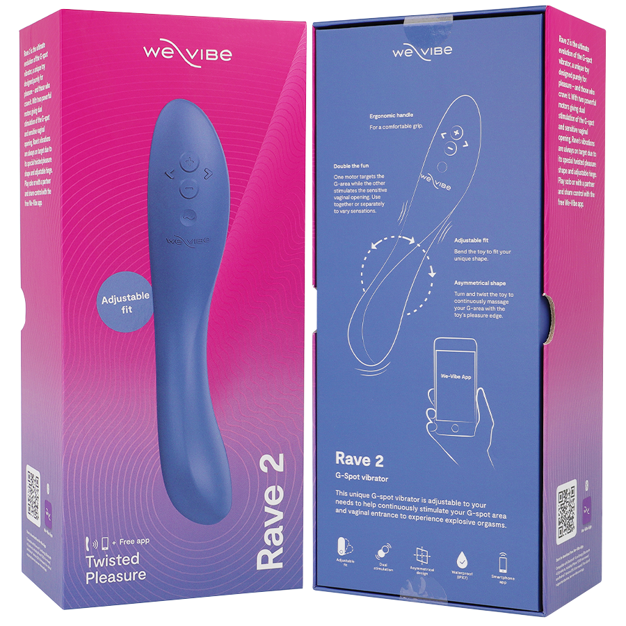 We-vibe - Rave 2 Vibrateur Point G Bleu