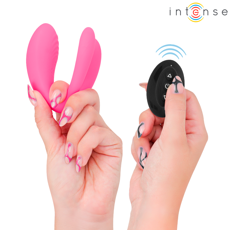 Intense - Julia Double Vibrateur à Pince Stimulateur avec Télécommande
