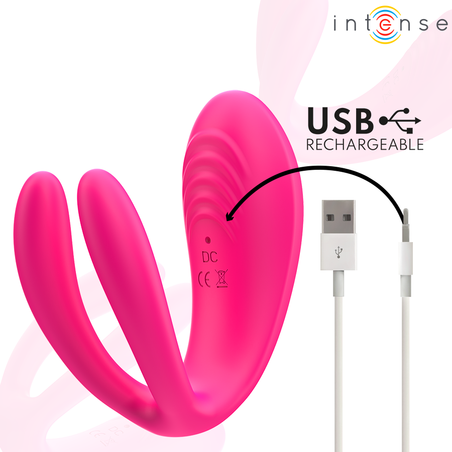 Intense - Julia Double Vibrateur à Pince Stimulateur avec Télécommande